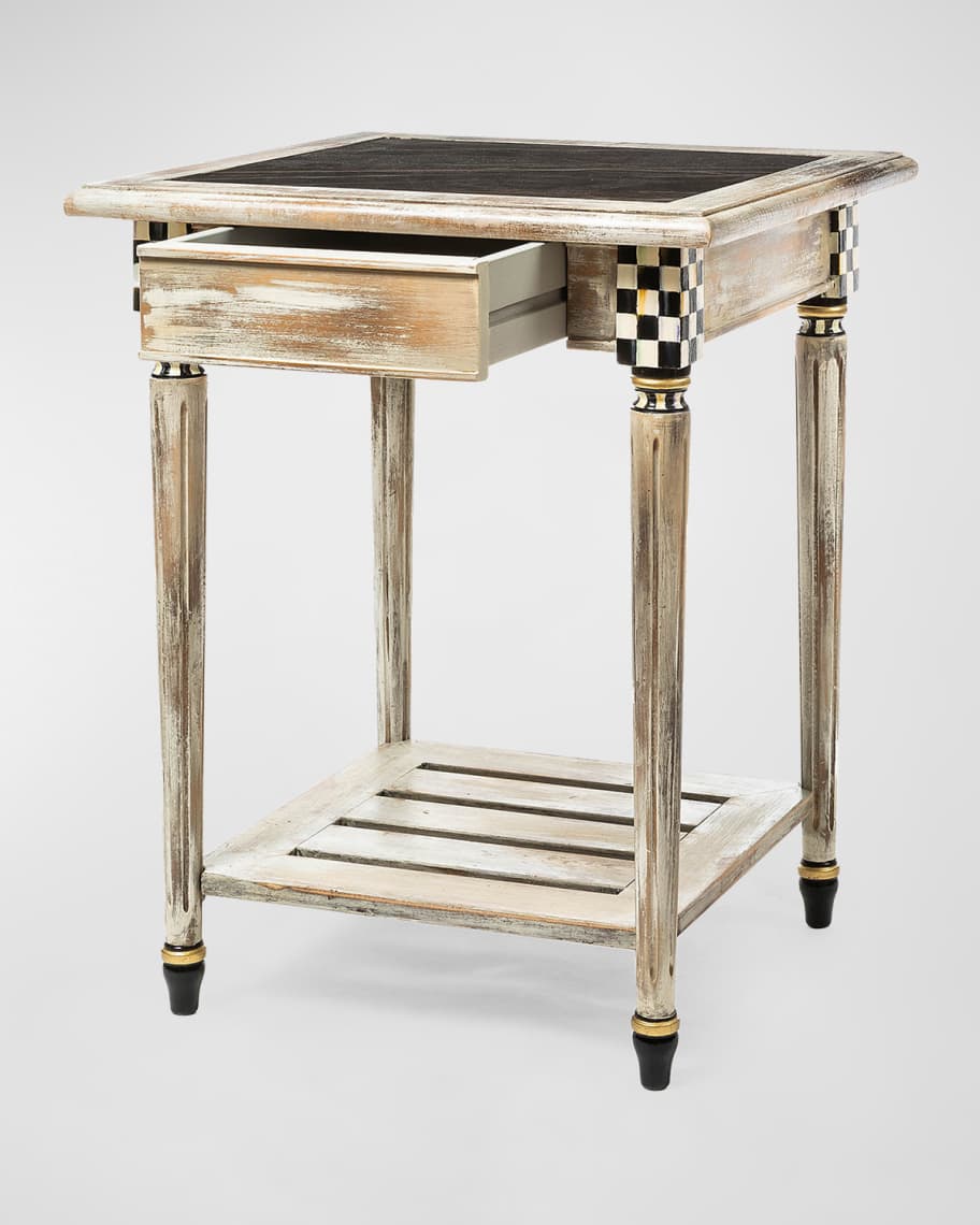 Image 2 of 4: Tuscan Farm Square Accent Table