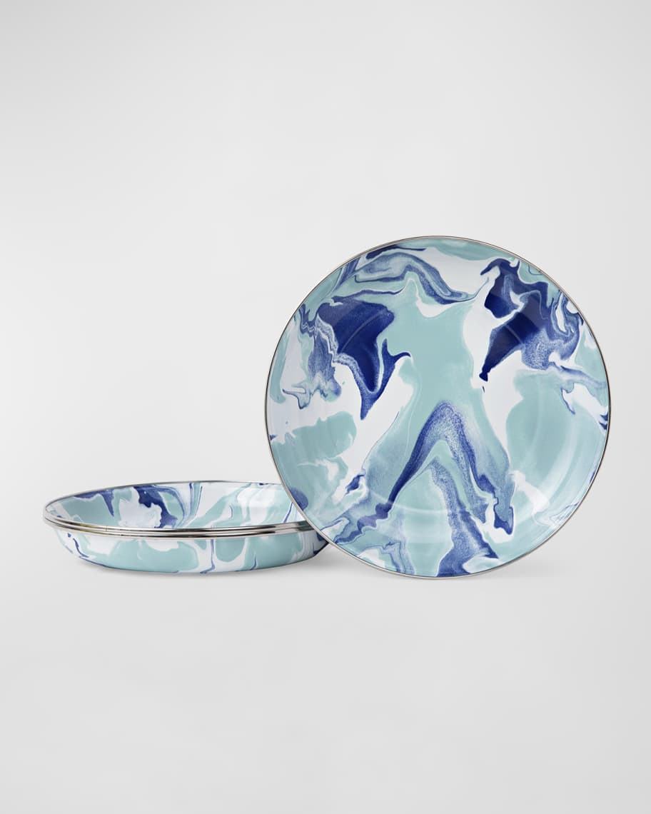 Image 1 of 3: Lagoon Pasta Plates, Set of 4