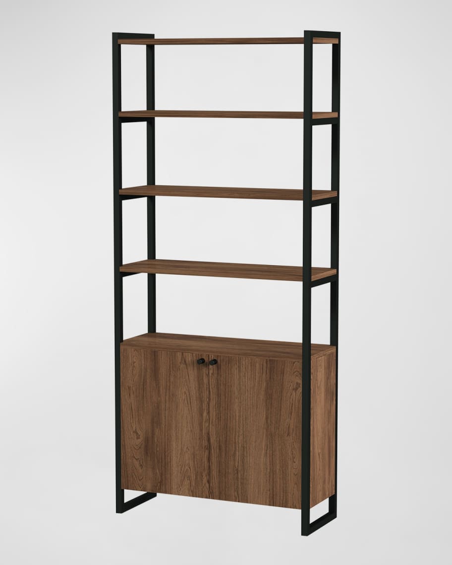 Image 1 of 6: Drake Two-Door Etagere 