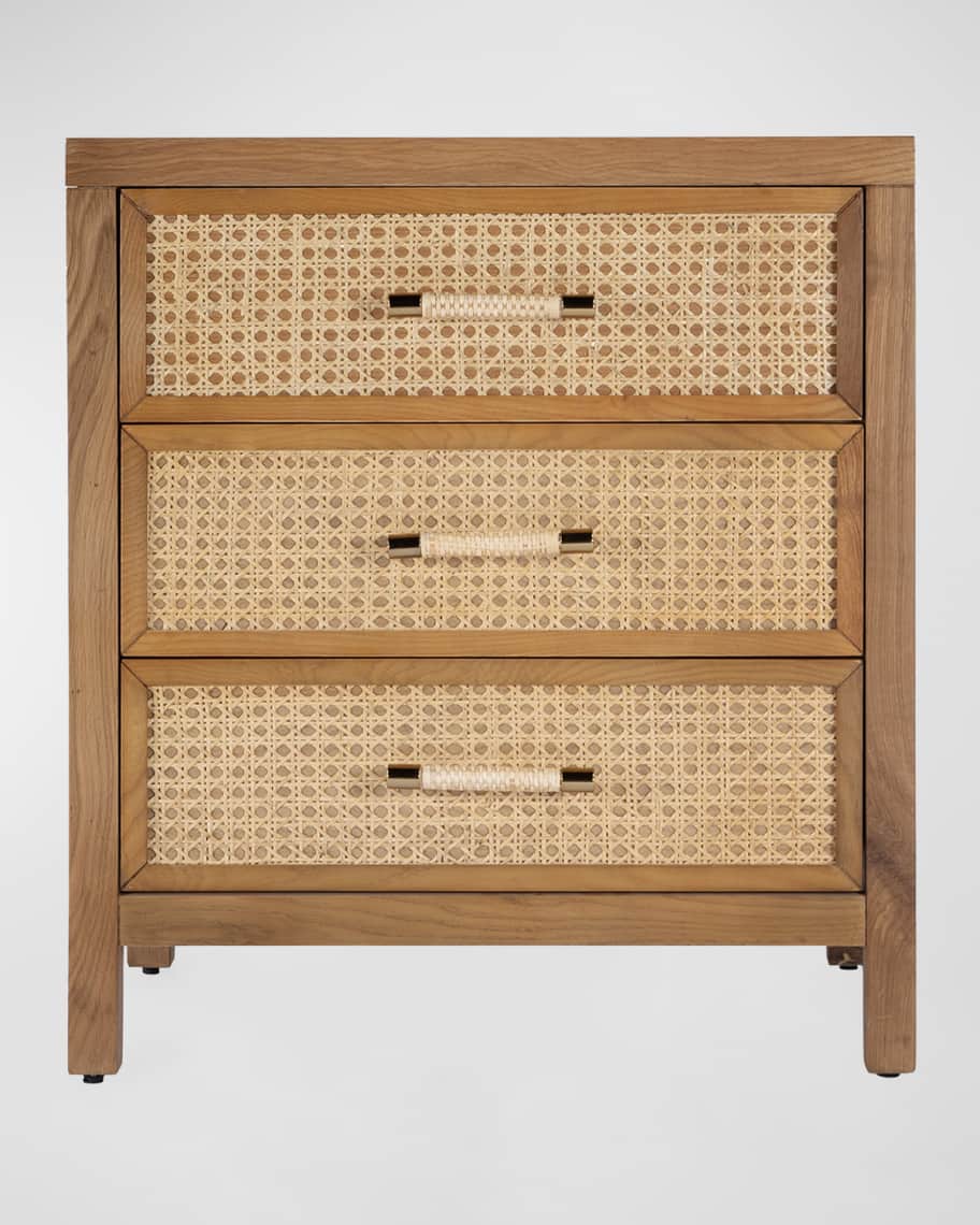 Image 2 of 6: Mesa 3-Drawer Nightstand