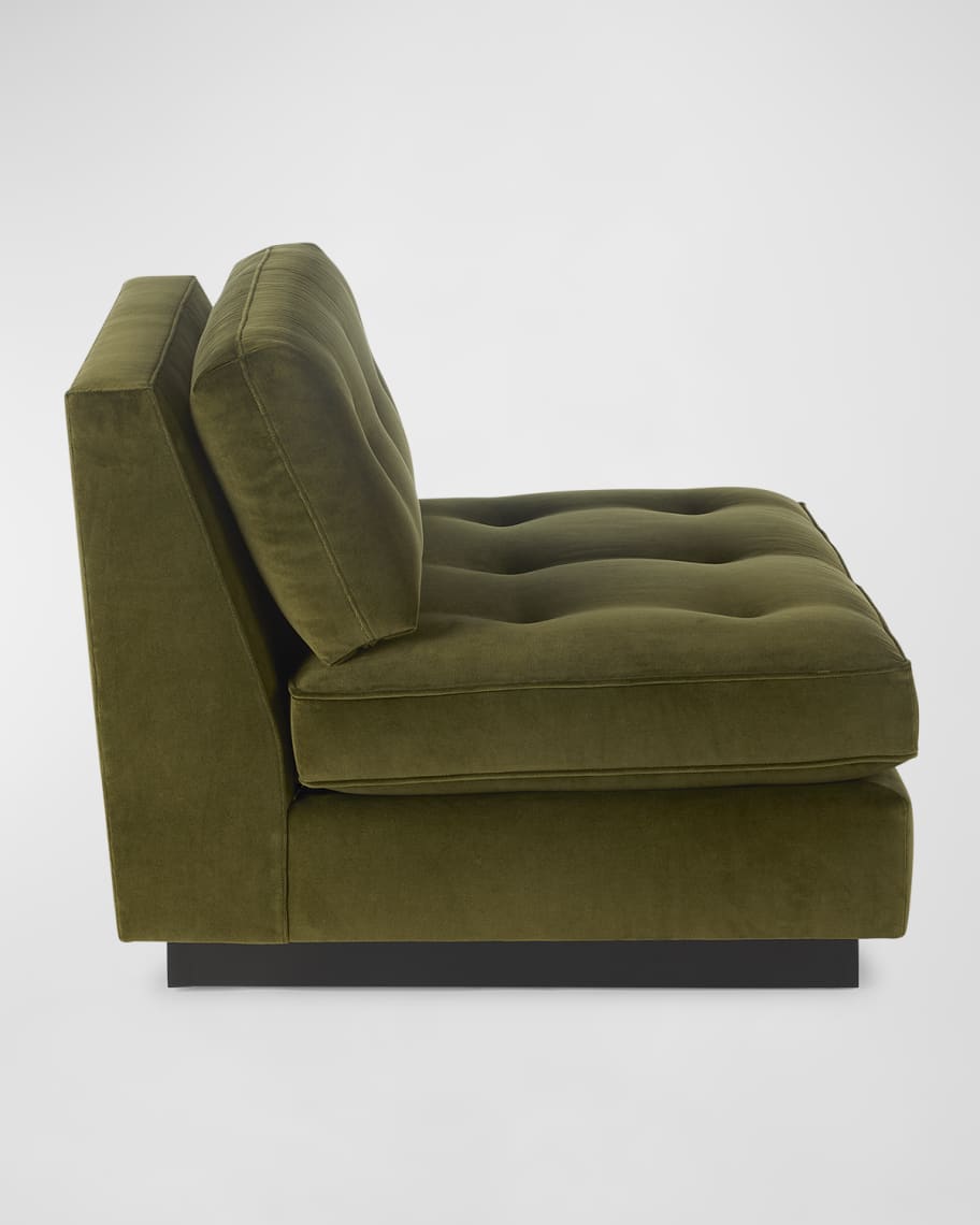 Image 3 of 5: Ashe Armless Accent Chair