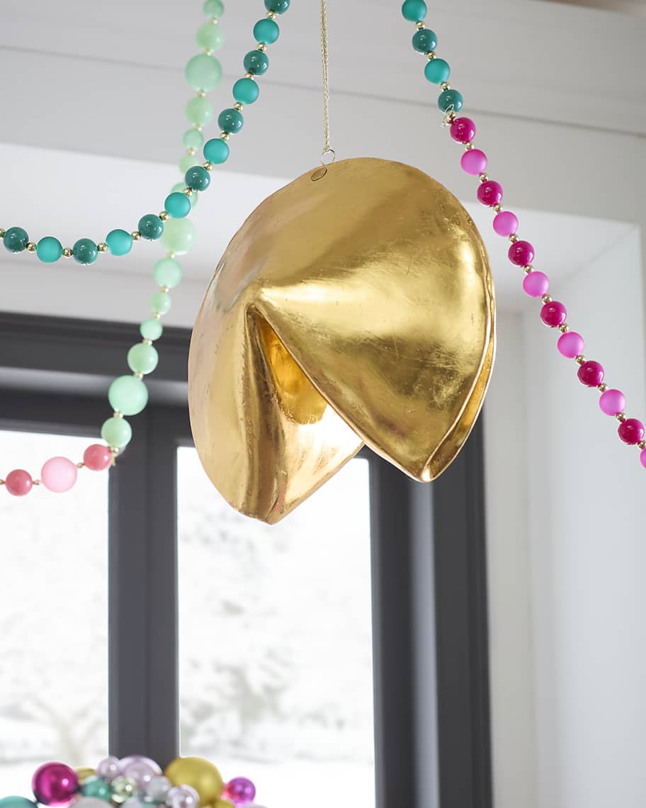 Image 1 of 1: Golden Fortune Cookie Display, 12"