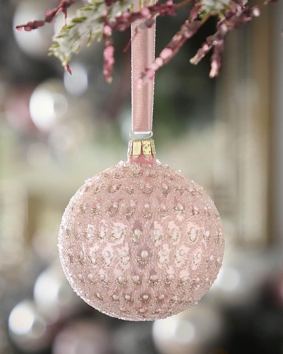 Image 1 of 1: Christmas Ornament with Faux Pearls
