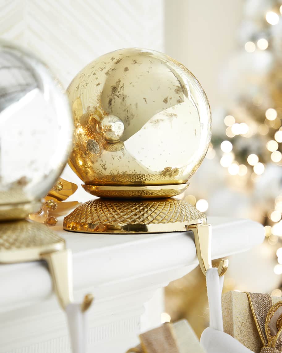 Image 1 of 1: Glass Sphere Stocking Holder