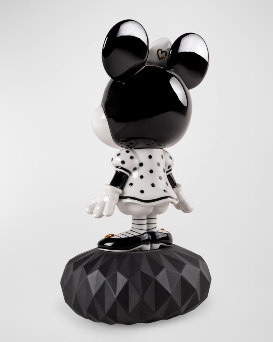 Image 2 of 4: Minnie in Black & White Sculpture