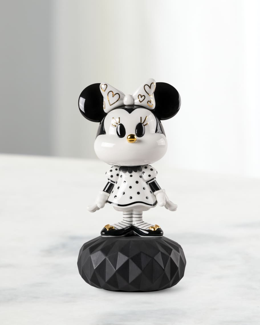 Image 1 of 4: Minnie in Black & White Sculpture