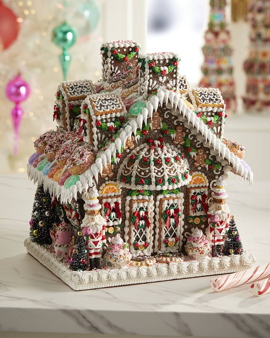 Sweet Savannah Large Gingerbread House | Horchow