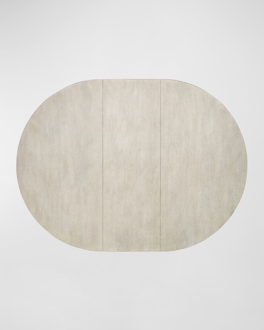 Image 3 of 5: Modern Mood Round Dining Table with Leaf