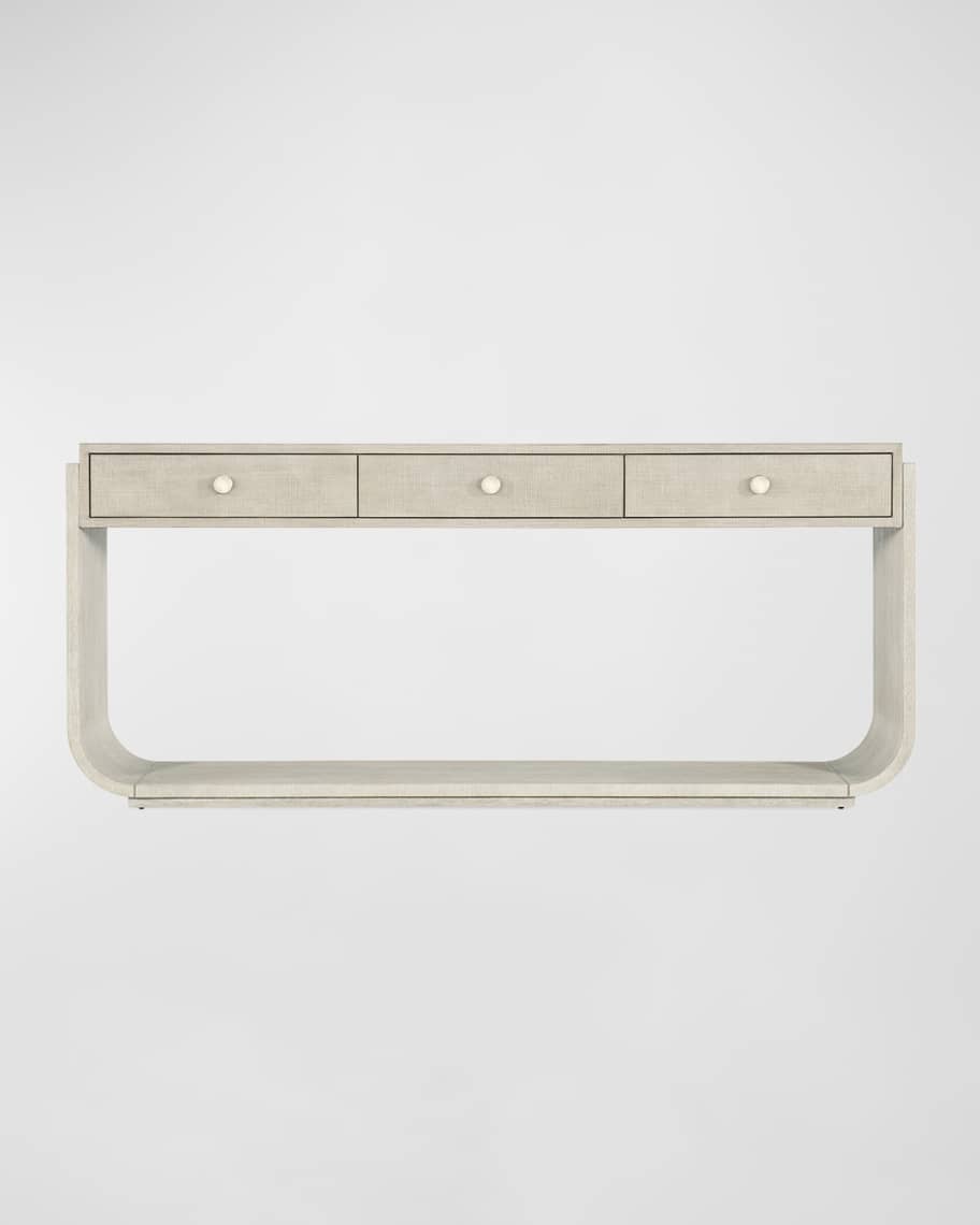 Image 2 of 4: Modern Mood 3-Drawer Console Table