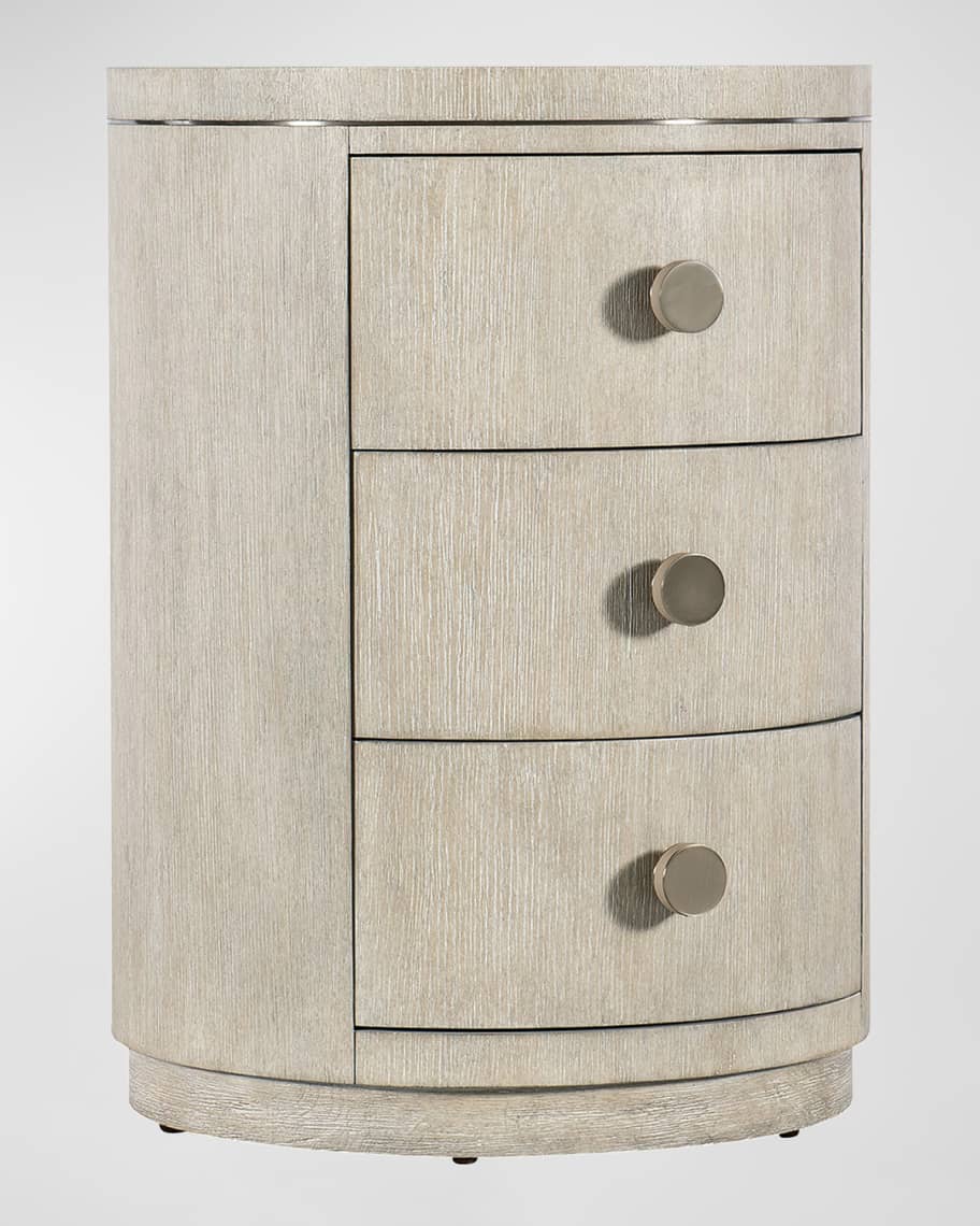 Image 1 of 3: Modern Mood 3-Drawer Nightstand 