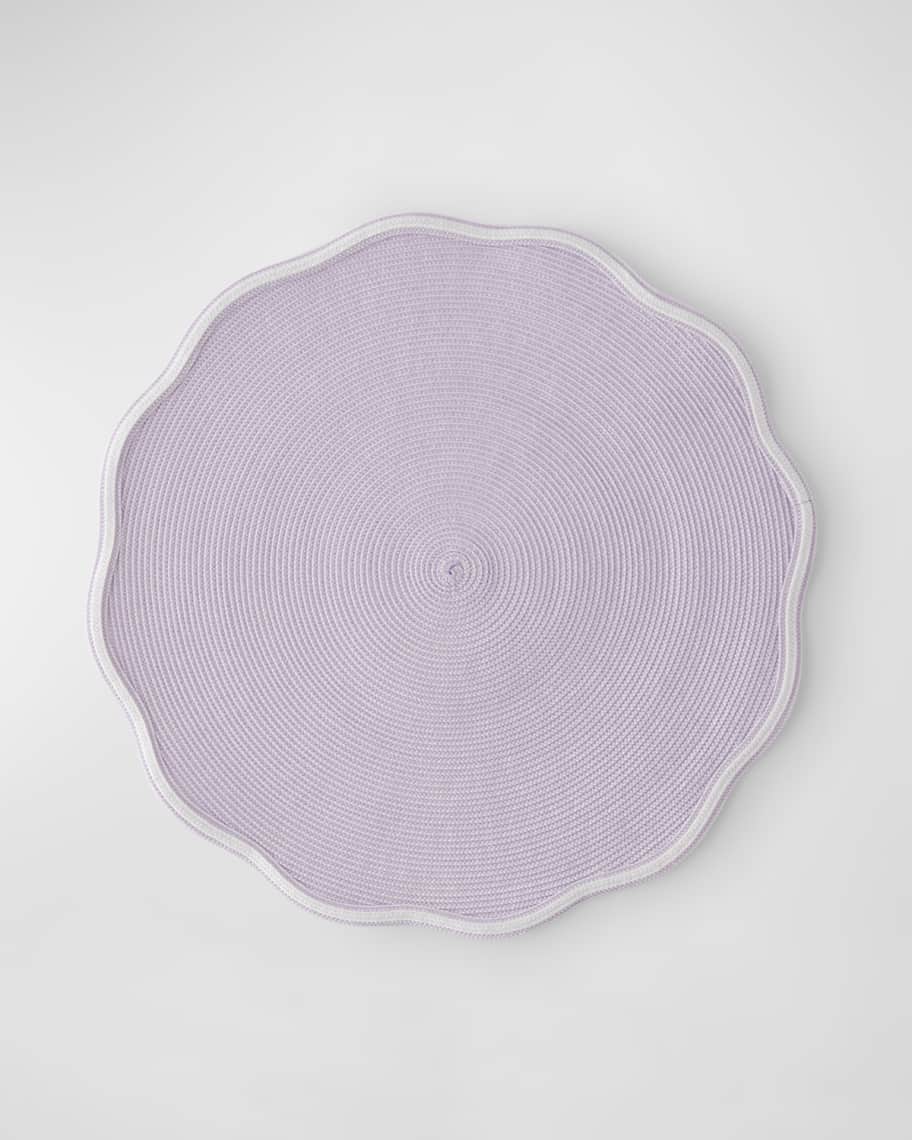 Deborah Rhodes Pink Scallop Placemat main image 1