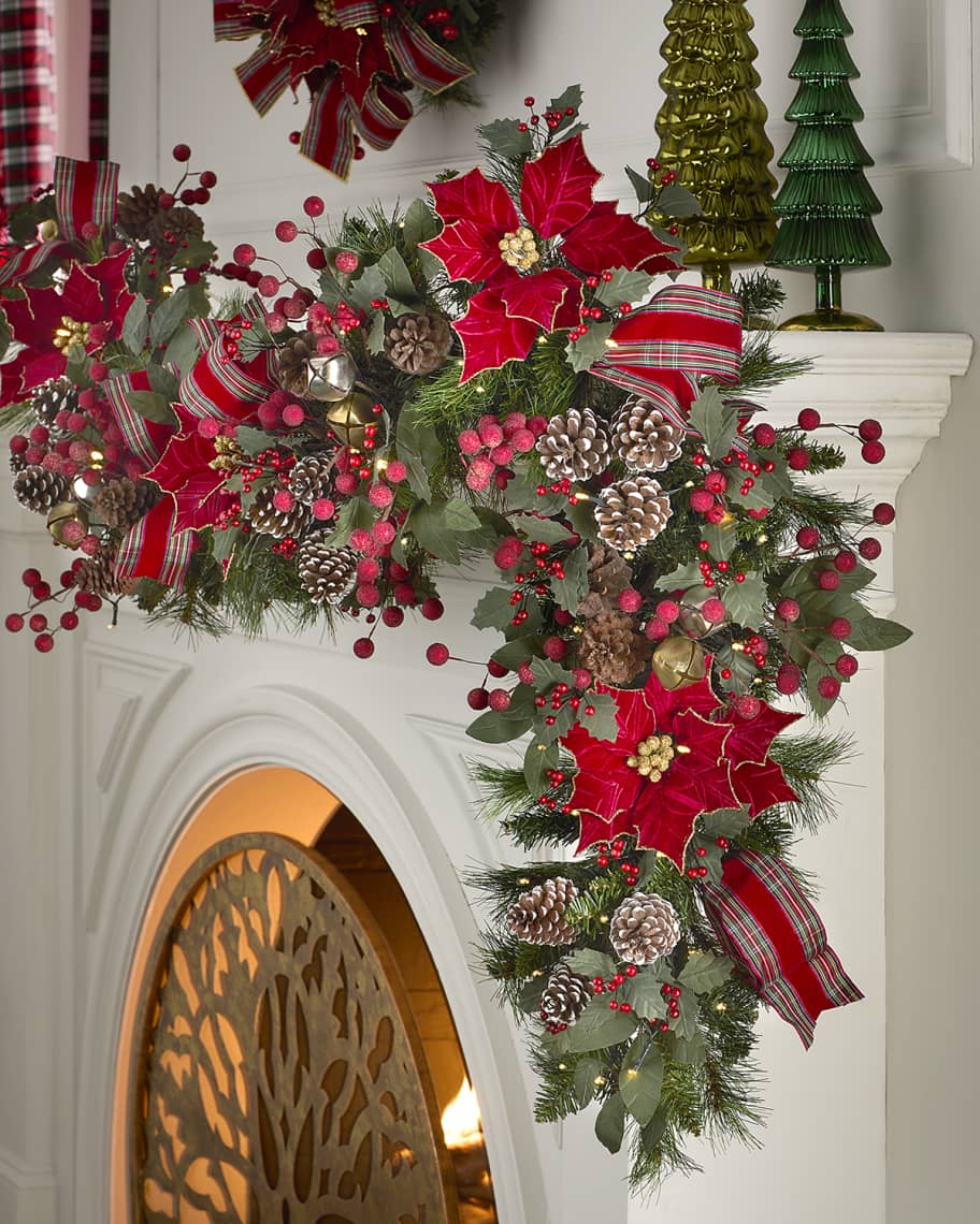 Image 1 of 1: 6' Classic Christmas Pre-Lit Garland