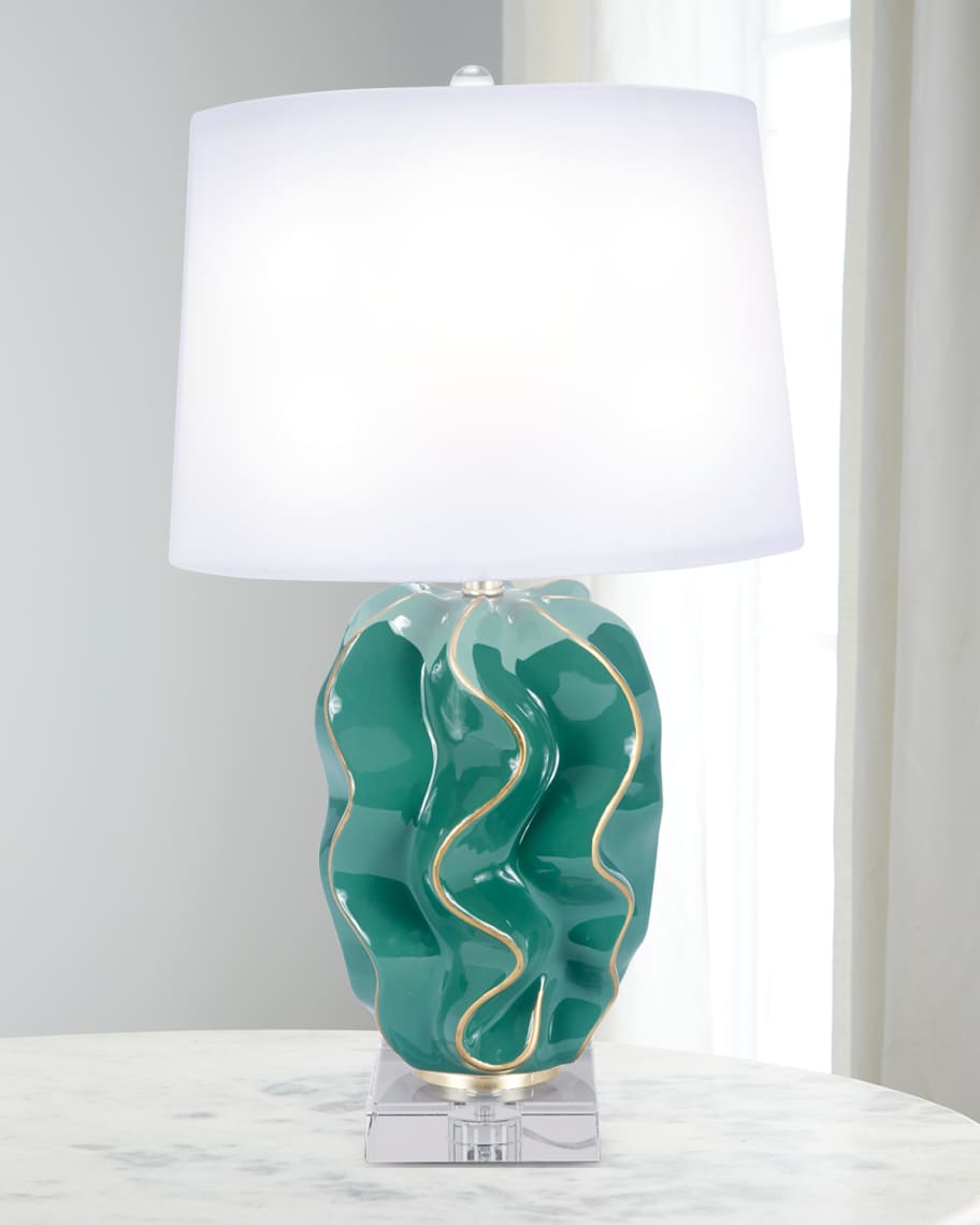 Ceramic wave lamp hot sale