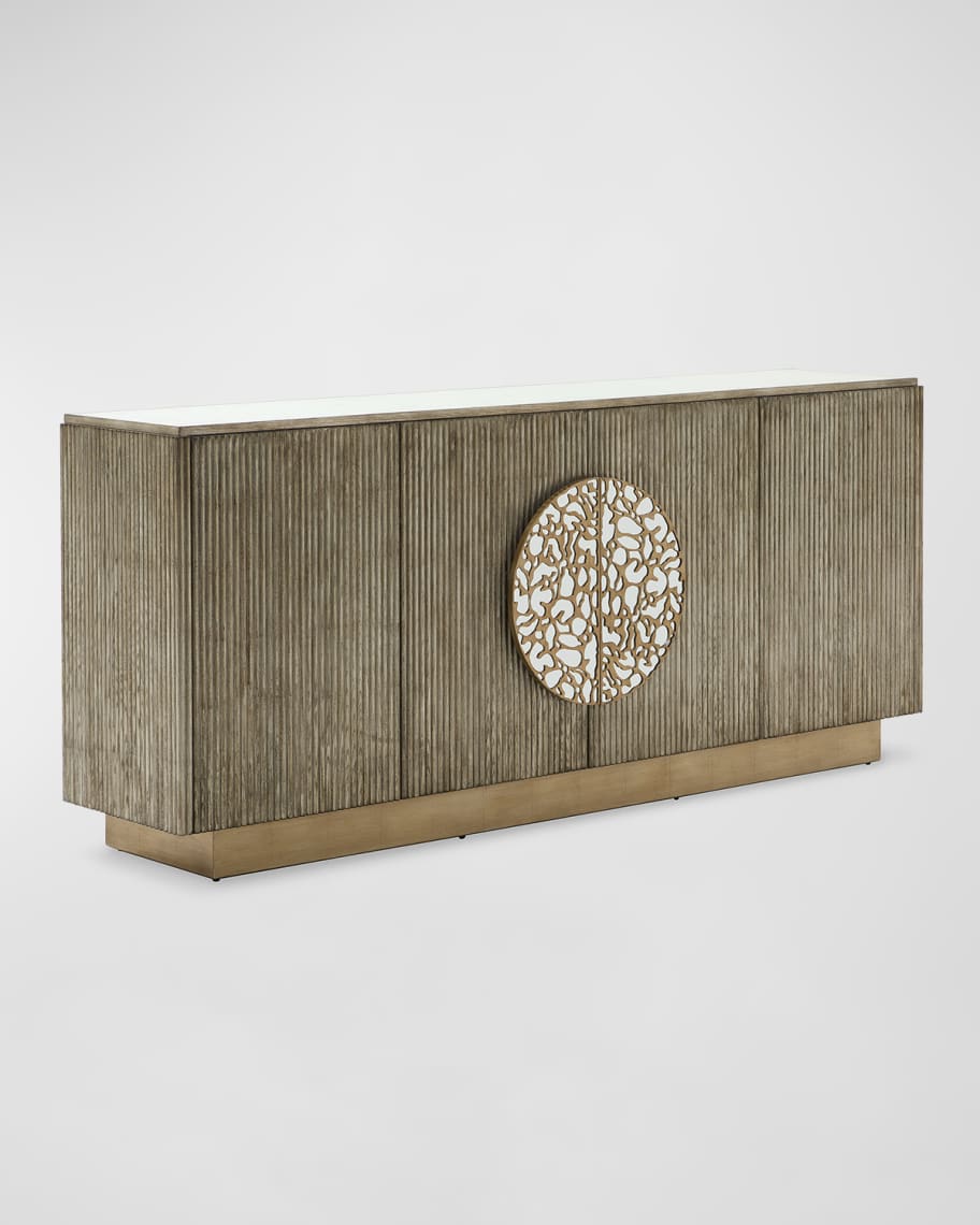 Image 1 of 3: Moon Shadow 4-Door Credenza