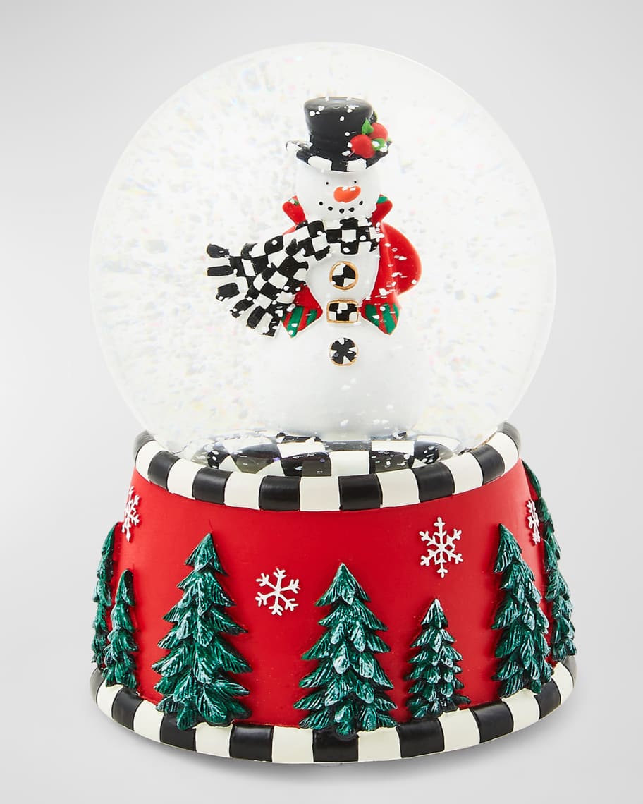 Image 2 of 4: Courtly Snowman Snow Globe