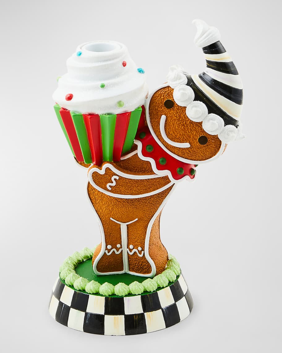 Image 1 of 3: Bake Shop Gingerbread Candle Holder