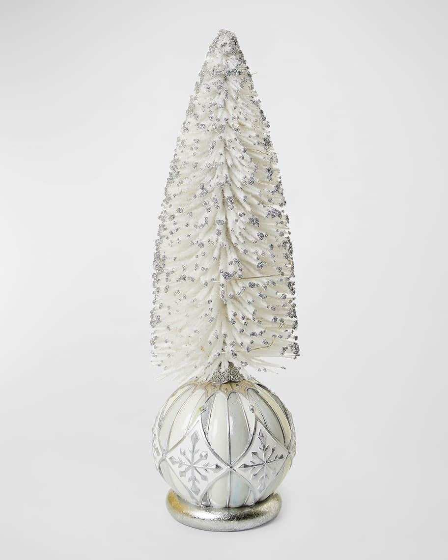 Image 1 of 3: Crystal Palace Small Illuminated Bottle Brush Tree