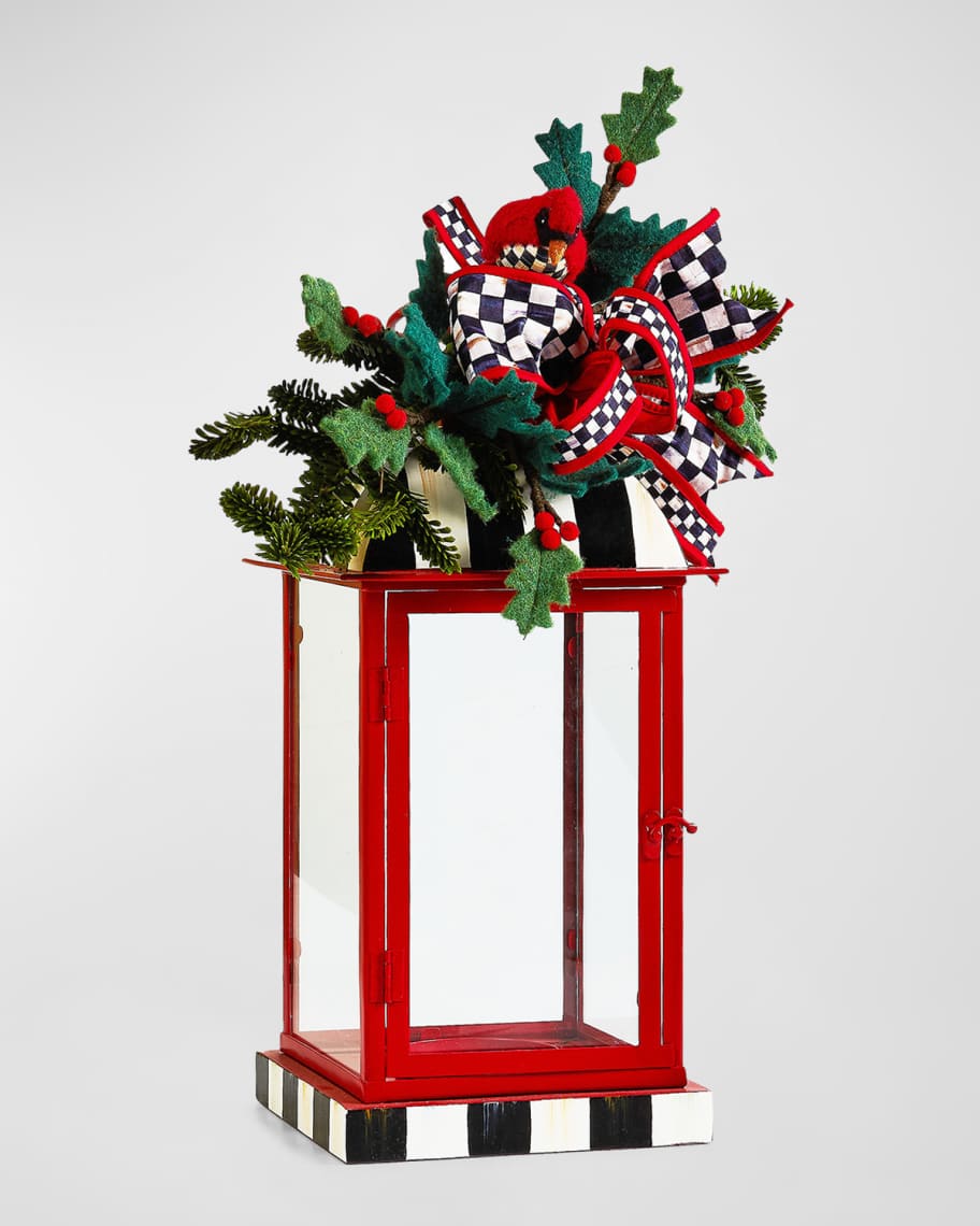 Image 1 of 3: Cozy Christmas Lantern Arrangement