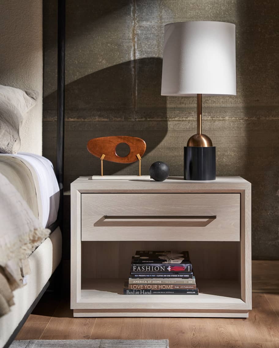 Image 3 of 3: Astrid 1-Drawer Nightstand