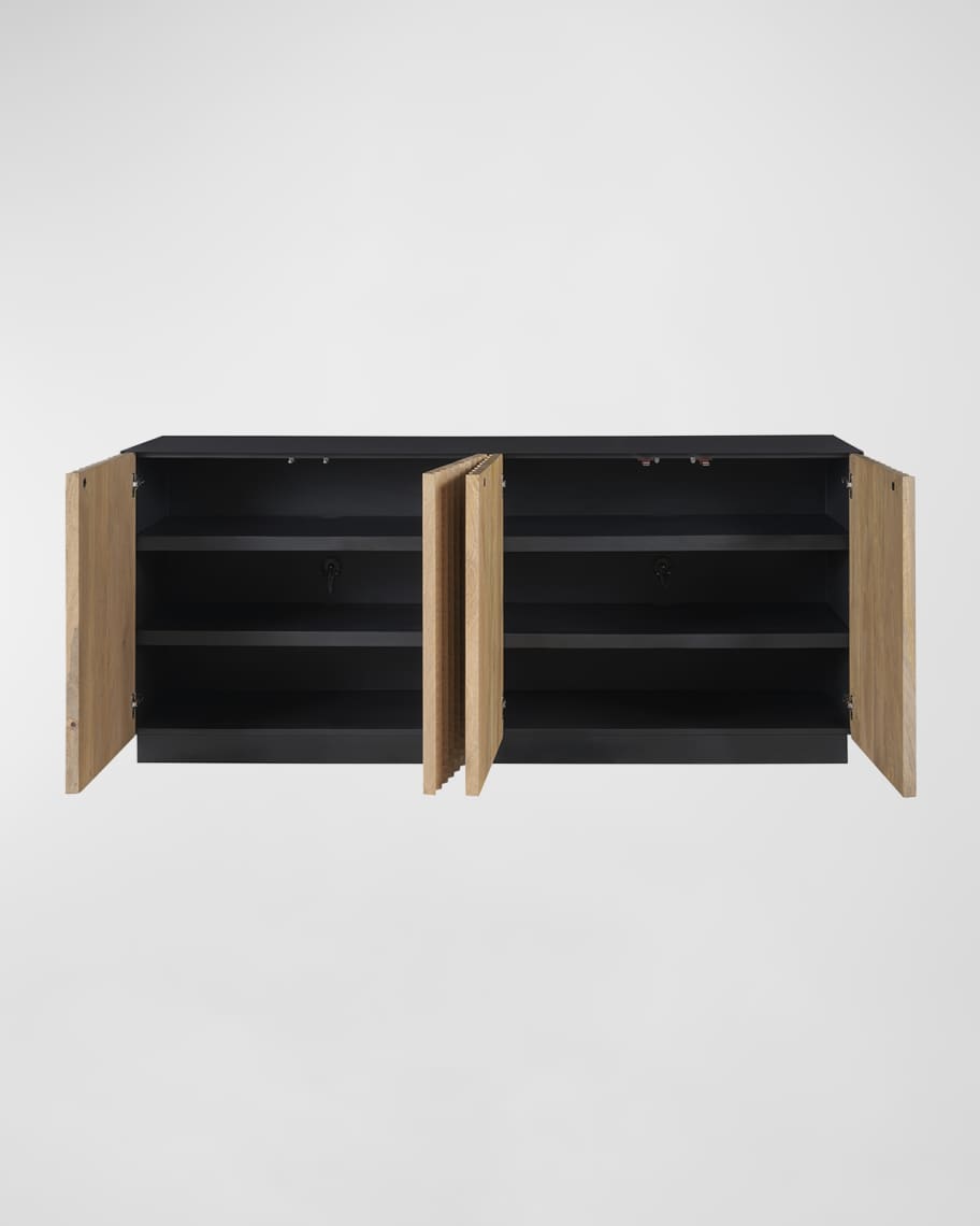 Image 3 of 4: Noir Credenza