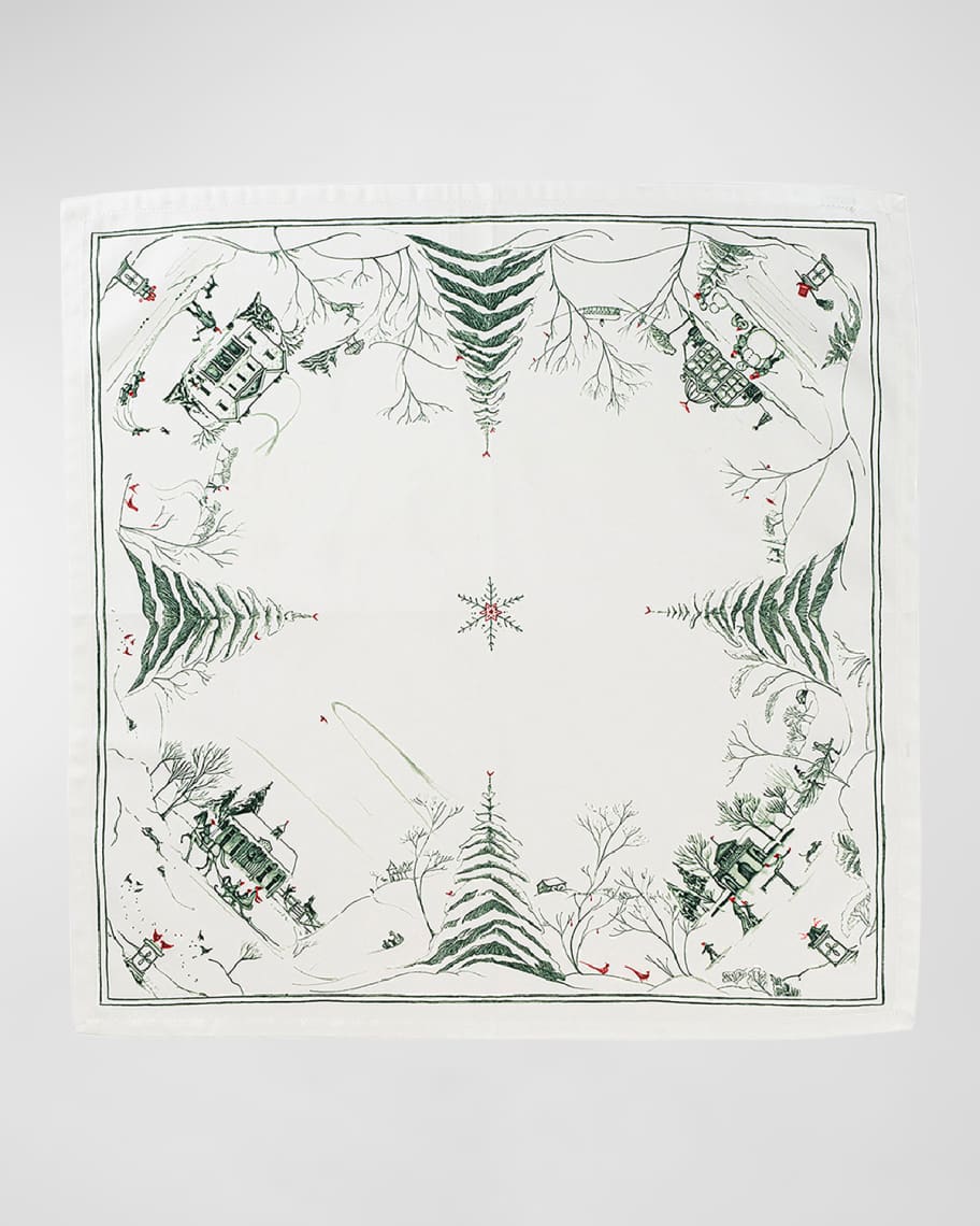 Image 3 of 5: Country Estate Winter Frolic Napkin Evergreen