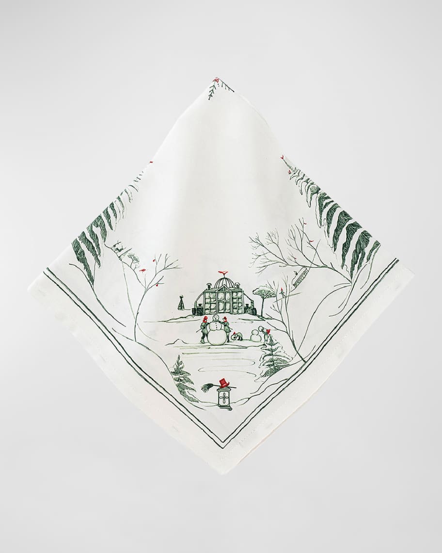 Image 1 of 5: Country Estate Winter Frolic Napkin Evergreen