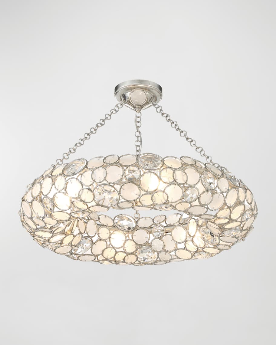Image 1 of 3: Palla 6-Light Semi-Flush Mount