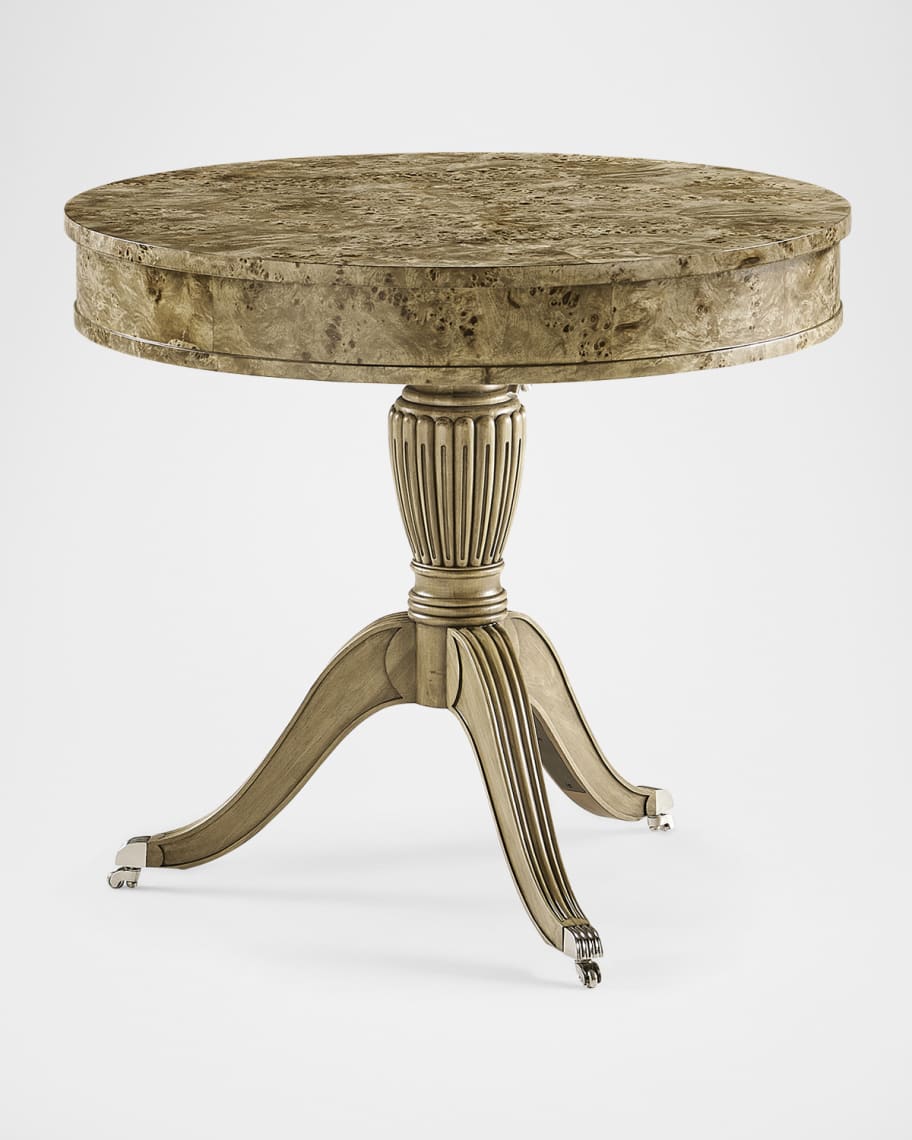 Image 1 of 5: Fulgurite Drum Table