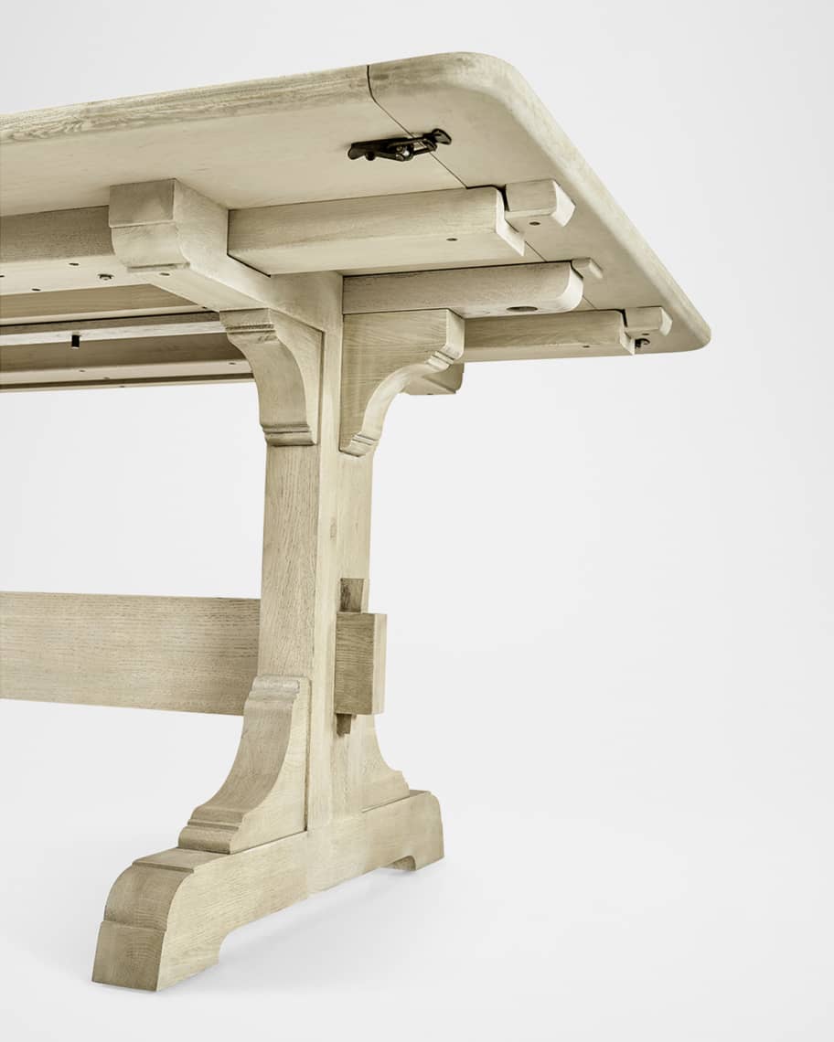 Image 3 of 5: Timeless Epoch 100" Dining Table with 2 Leaves