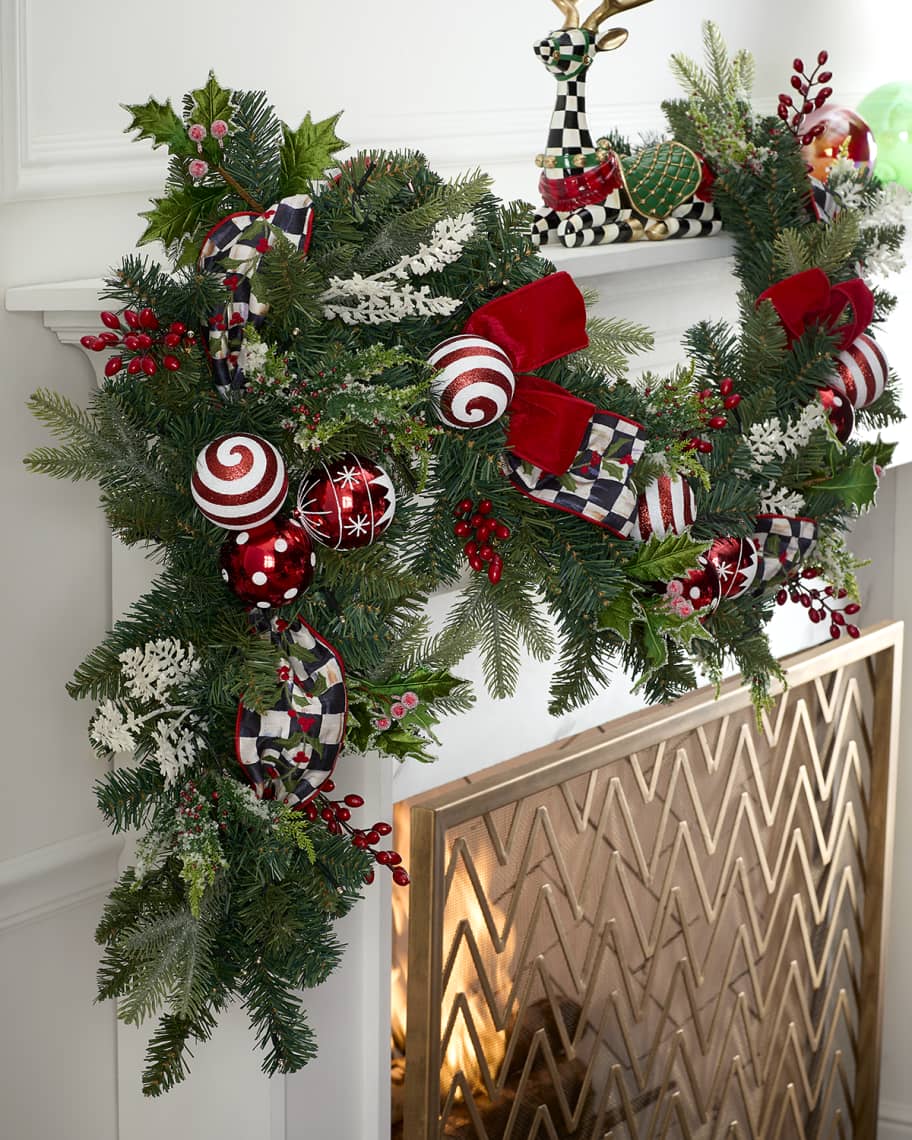 Image 1 of 2: Nick's Pick Illuminated Courtly Check Garland 