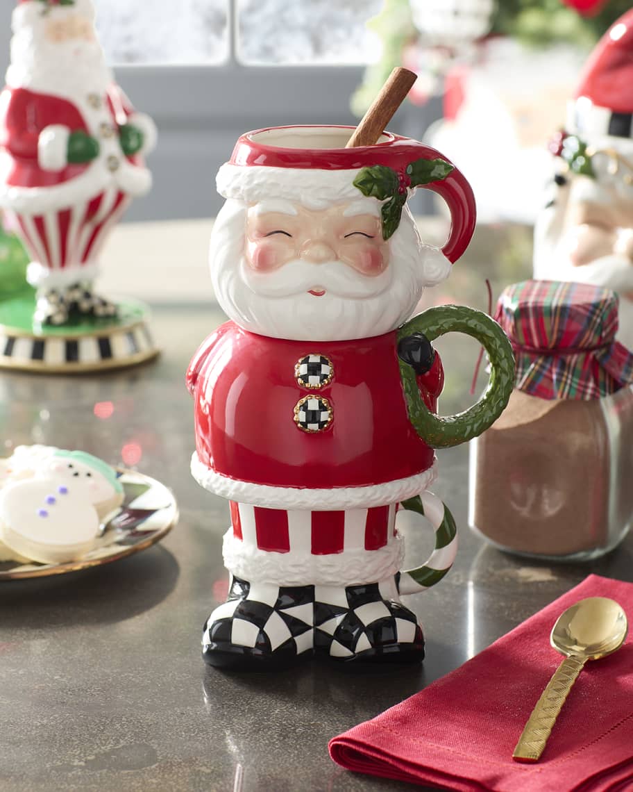 Image 1 of 3: Nick's Pick Santa Mug Tower, Set of 3