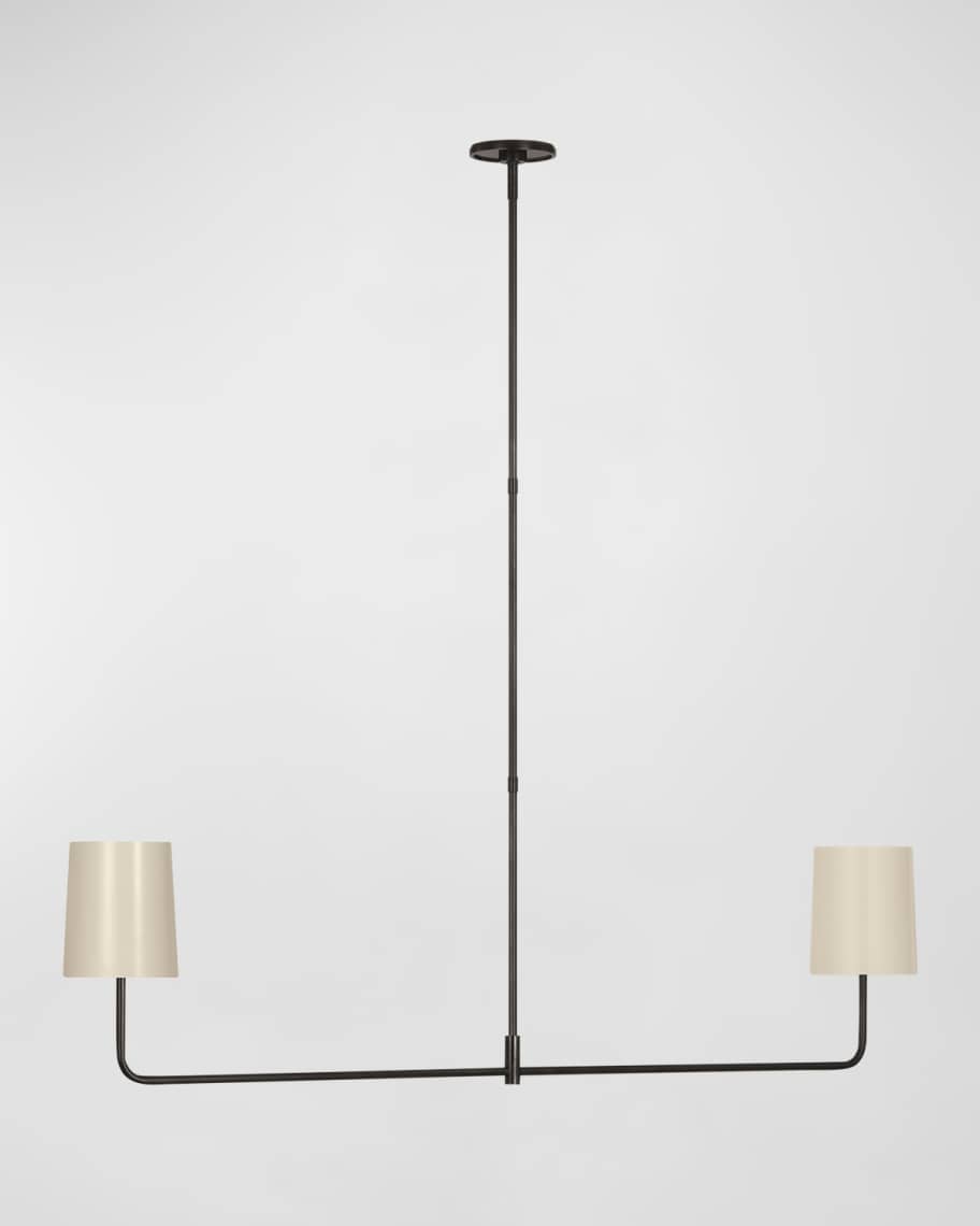 Visual Comfort Signature Go Lightly 54" 2-Light Linear Chandelier by ...