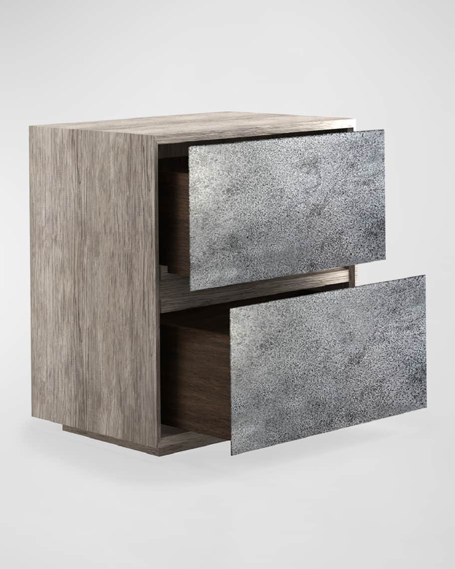 Image 3 of 6:  Eporedia 2-Drawer Nightstand