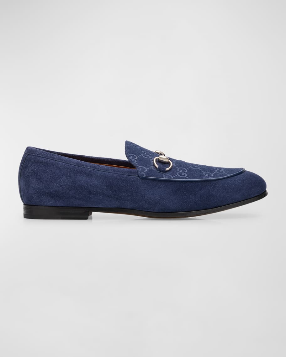 Gucci Men s Jordy Guccissima Suede Loafers Horchow