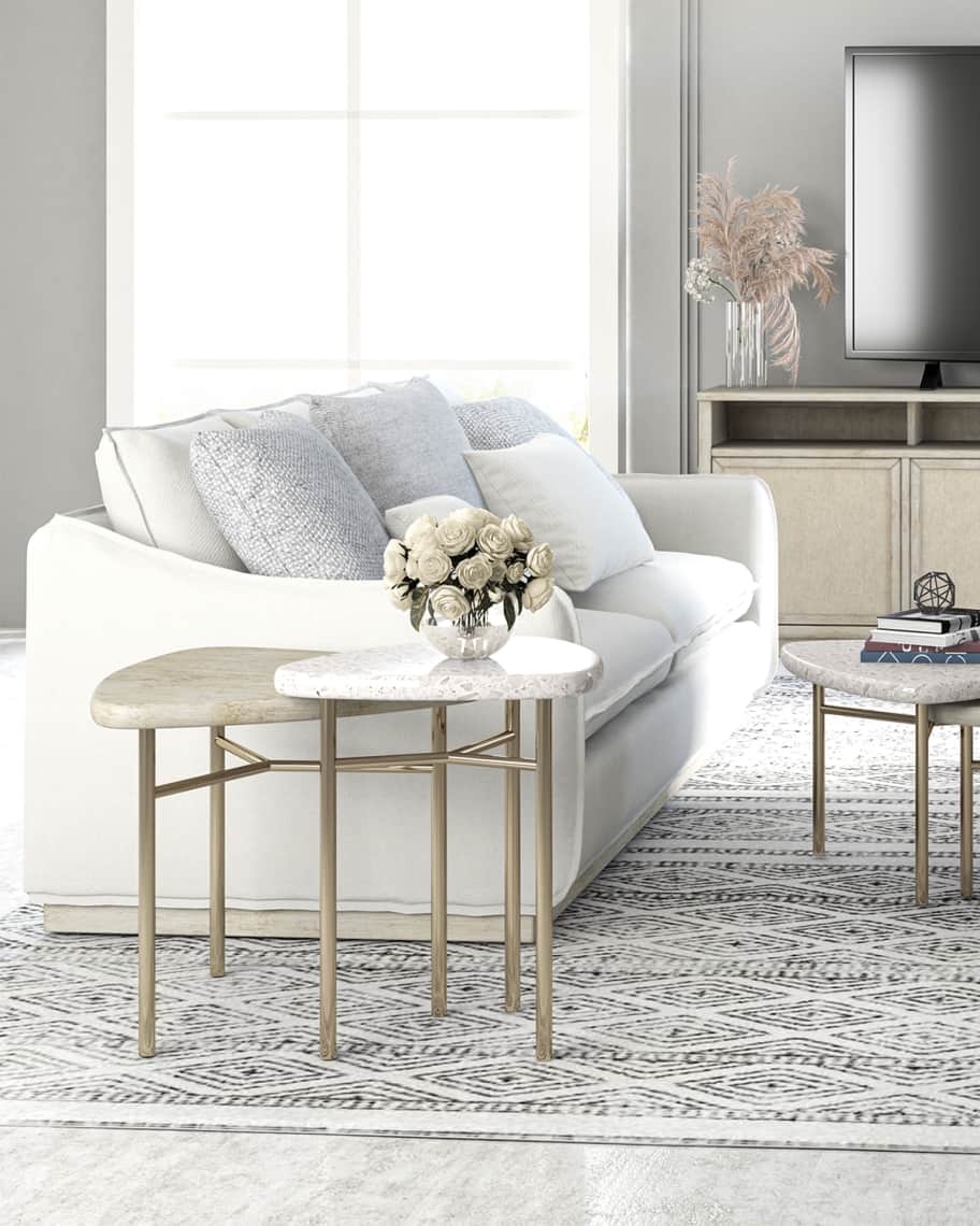 Image 3 of 3: Cotiere Nesting End Tables, Set of 2