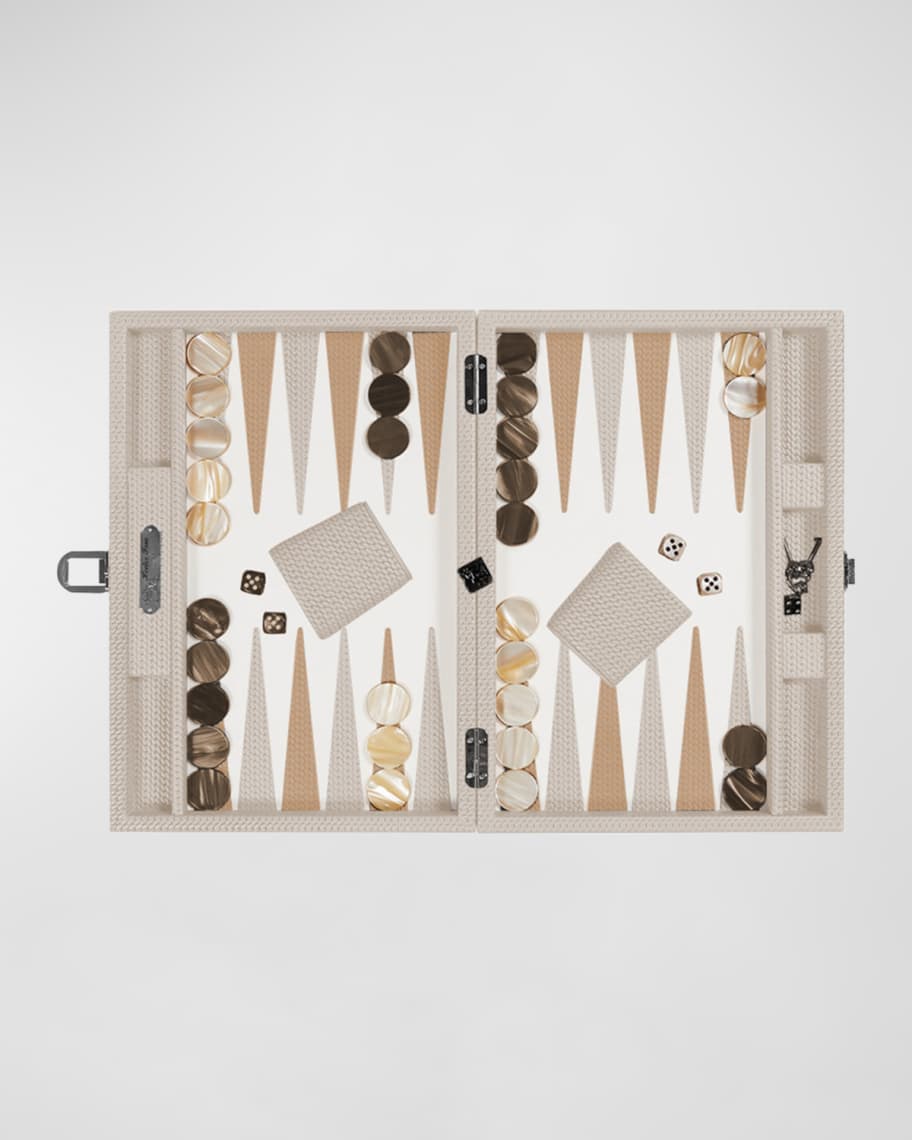 Image 2 of 4: Gabin Medium Backgammon Set
