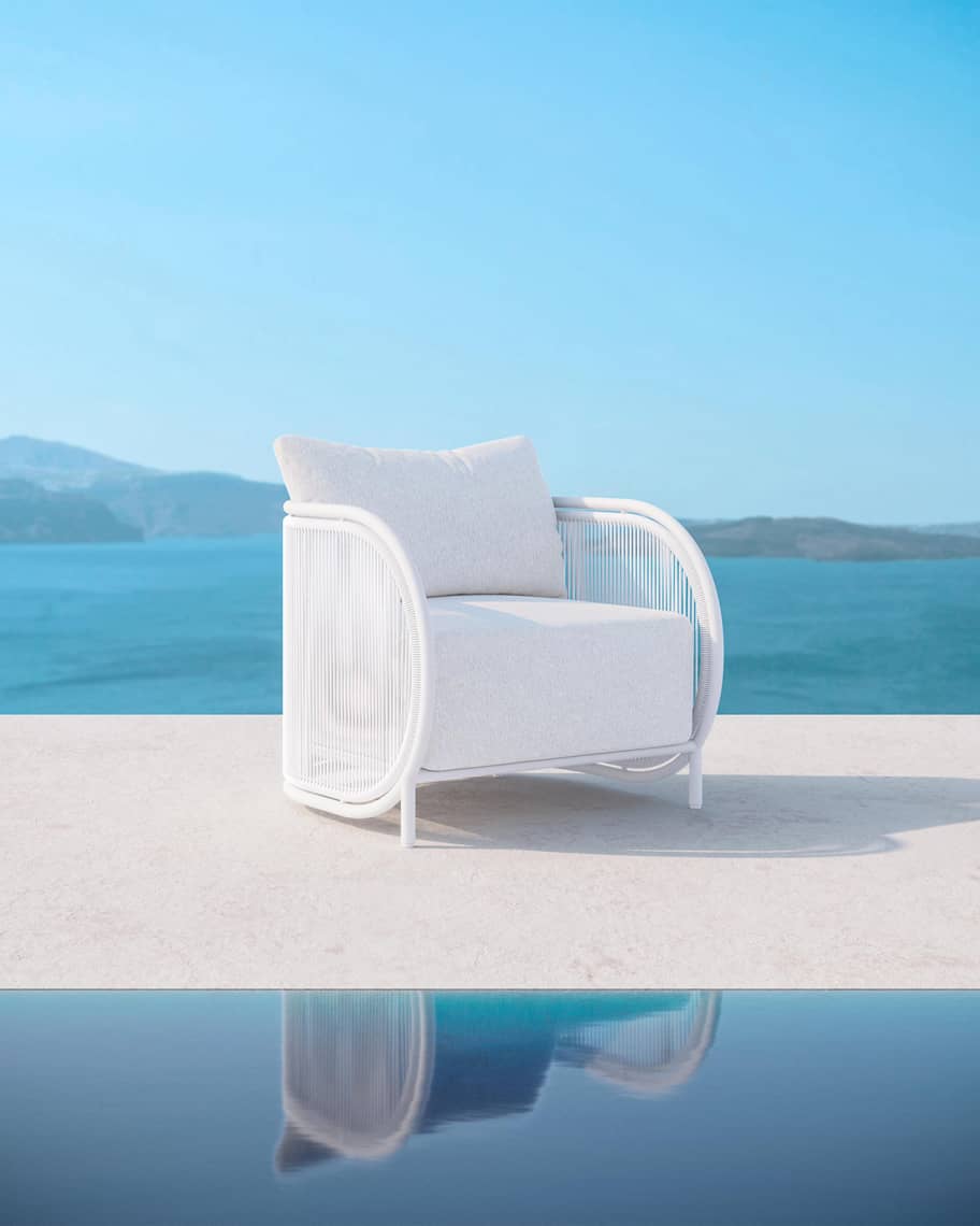Image 1 of 1: Kamari Club Chair & Polar Cushion