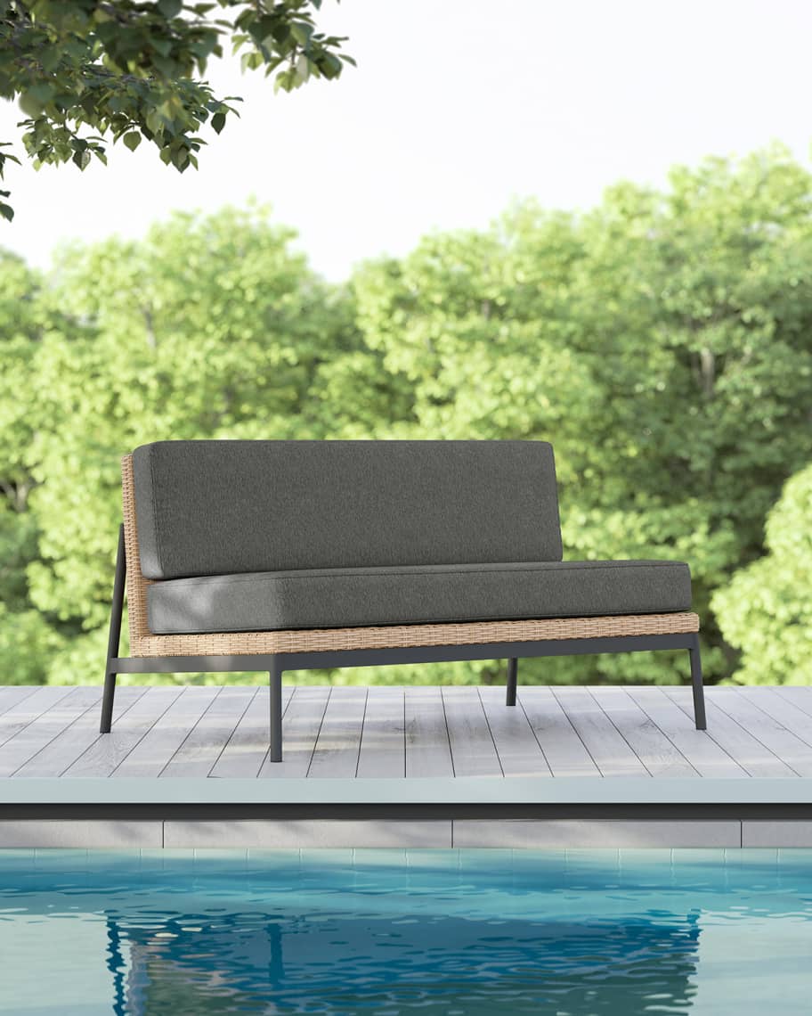 Image 1 of 1: Terra 2-Seat Sofa With Slate Cushion