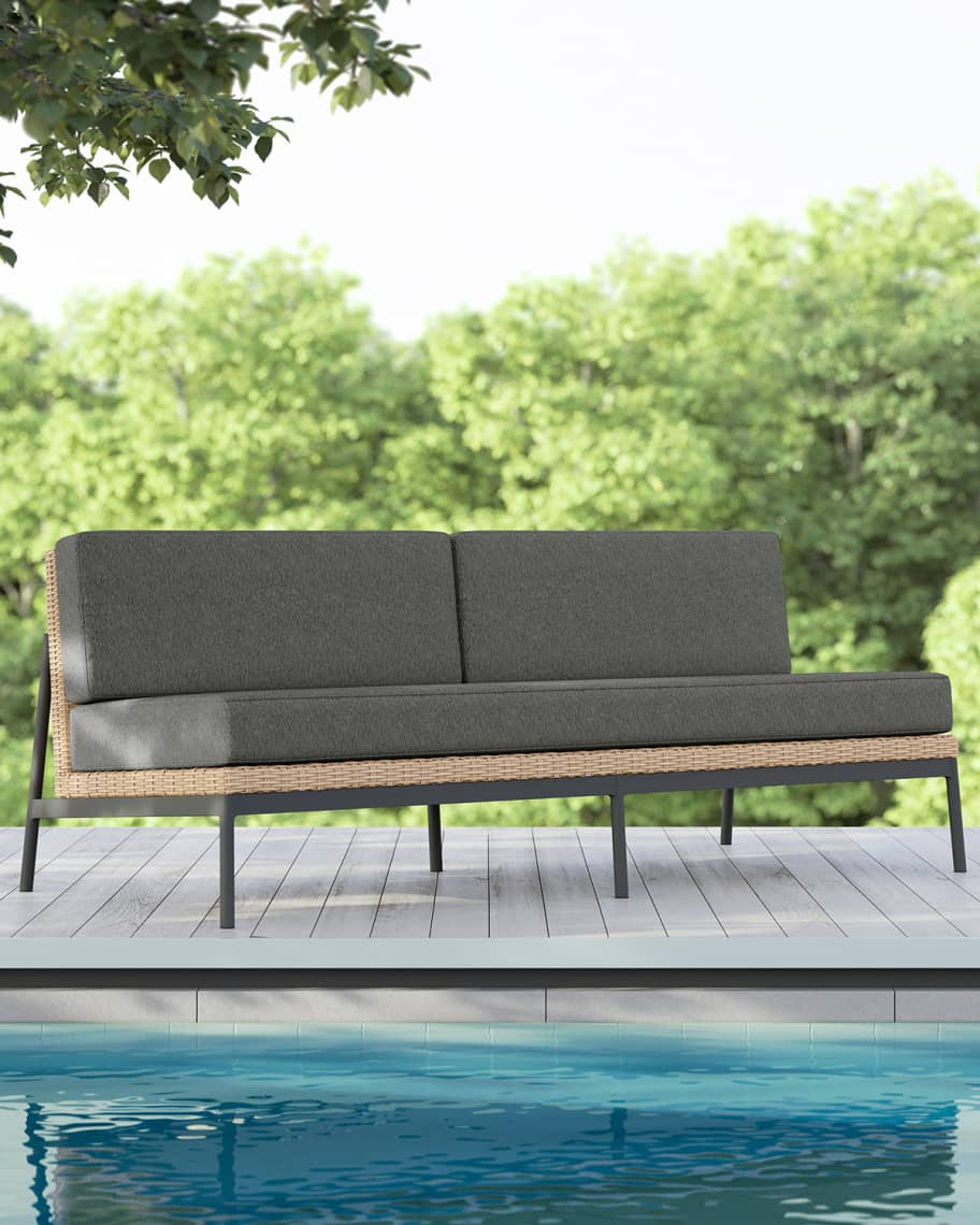 Image 1 of 1: Terra 3-Seat Sofa With Slate Cushion