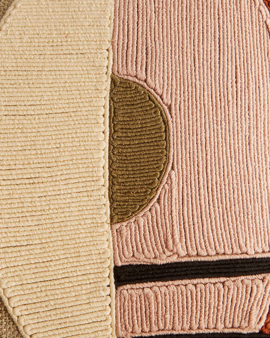 Image 3 of 3: Monterey Circles Pillow, 12" x 20"