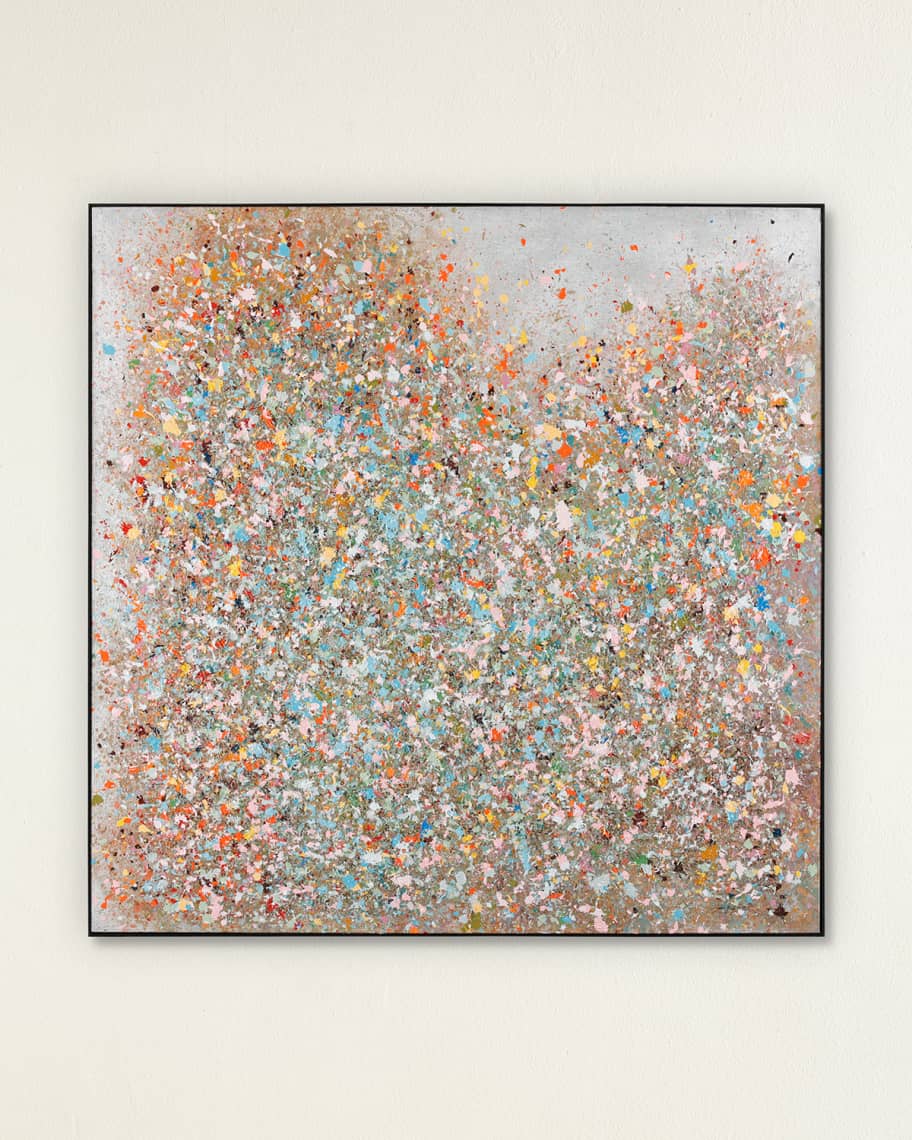 Image 1 of 2: "Dancing Pigments II" Original Painting by Teng Fei