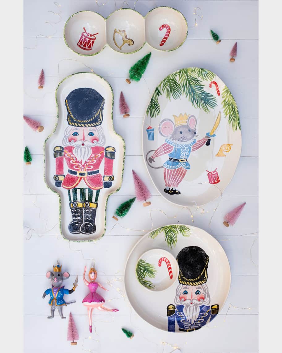 Image 3 of 3: Nutcracker Three-Part Server