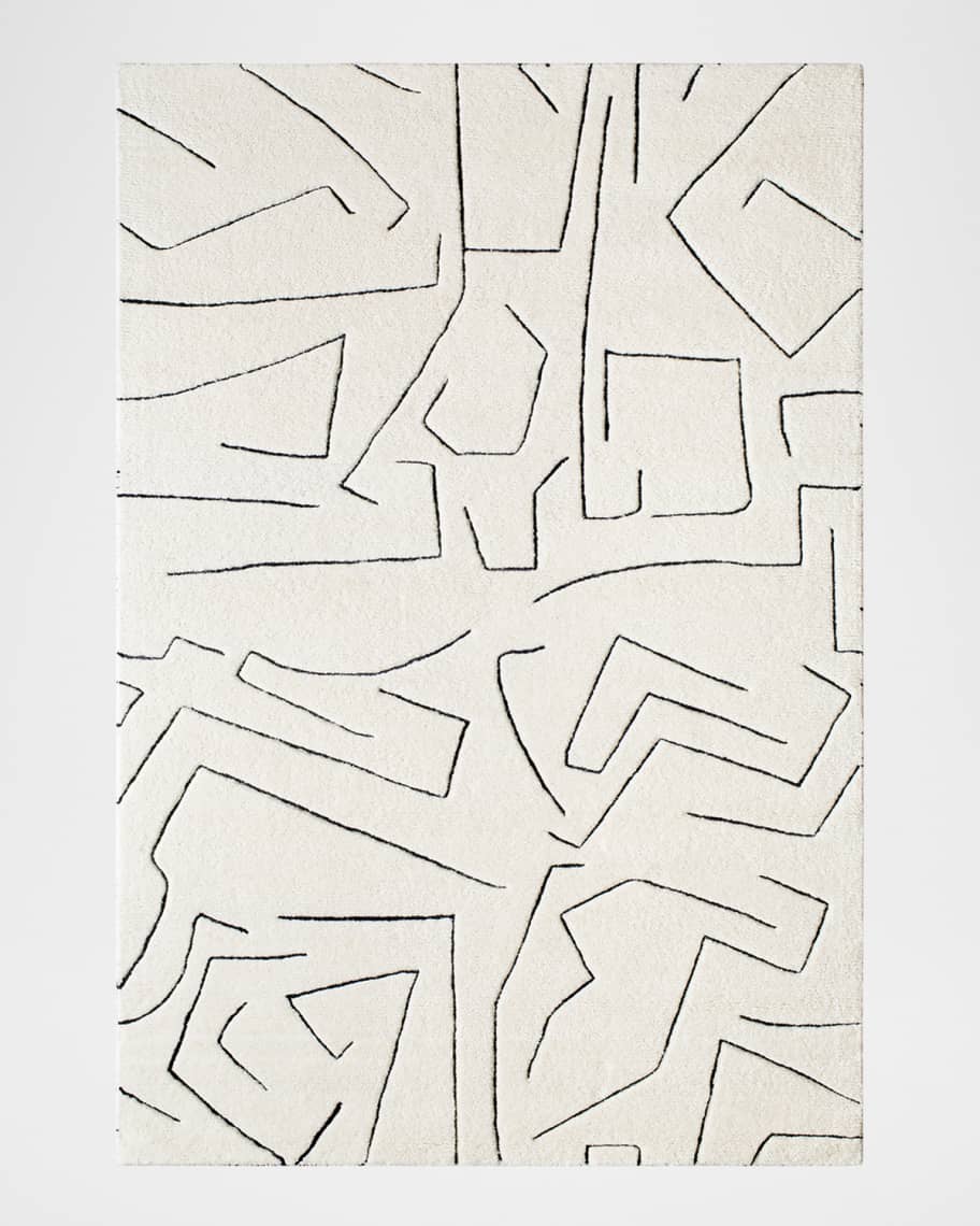 Image 1 of 6: Portobello Hand-Tufted Rug, 5' x 8'