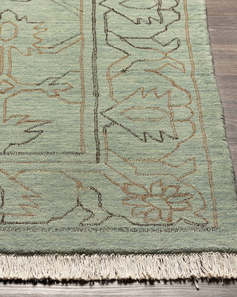 Image 2 of 4: Wilmington Hand-Knotted Rug, 6' x 9'