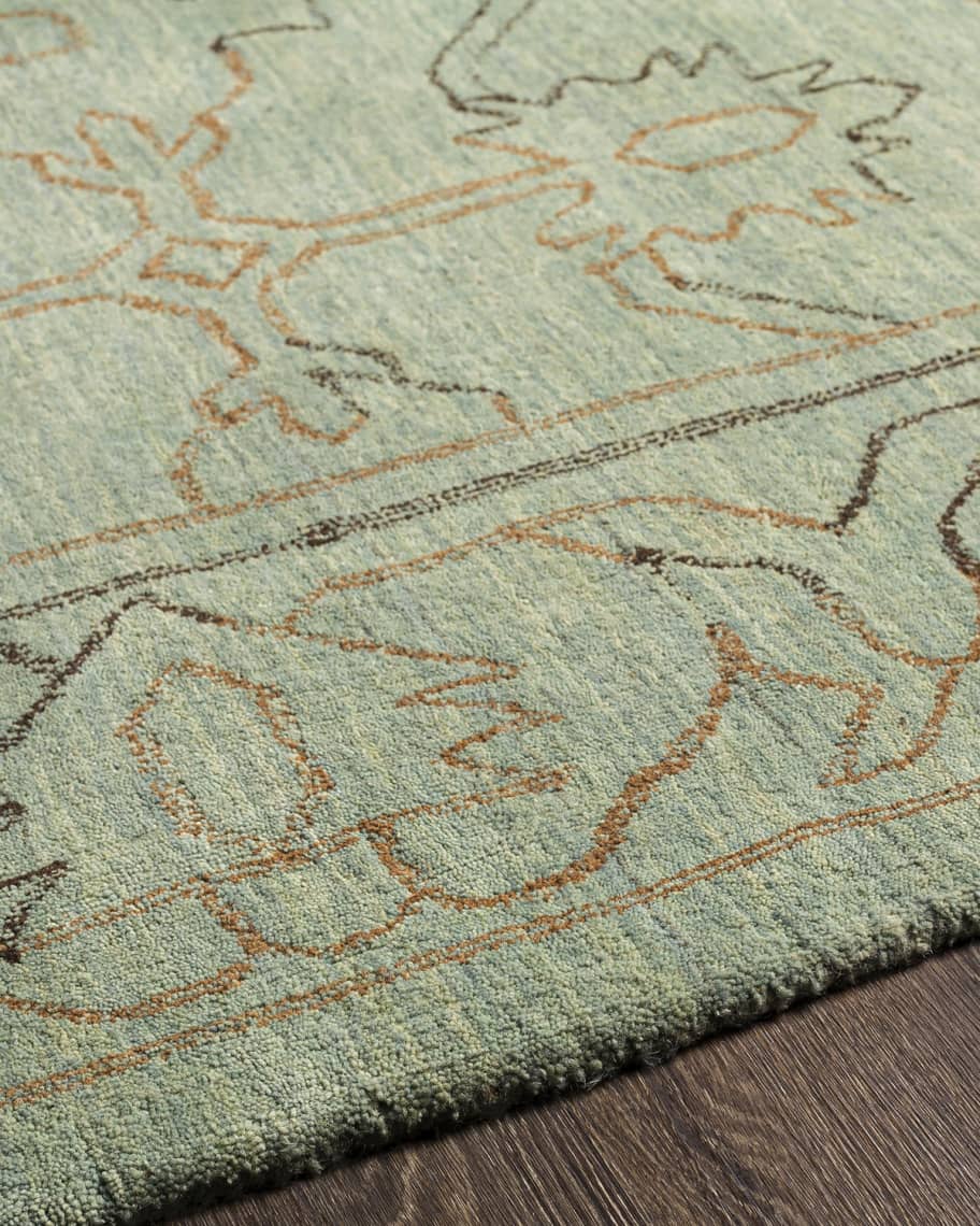 Image 3 of 4: Wilmington Hand-Knotted Rug, 6' x 9'