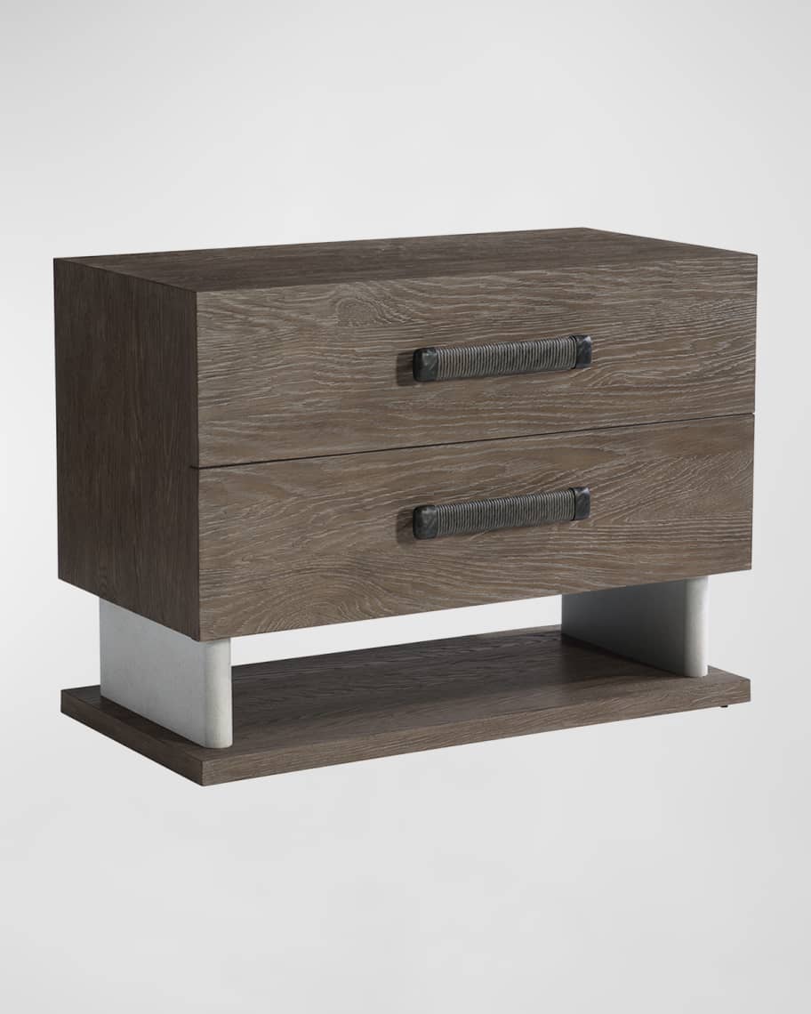 Image 1 of 5: Casa Paros 2-Drawer Nightstand
