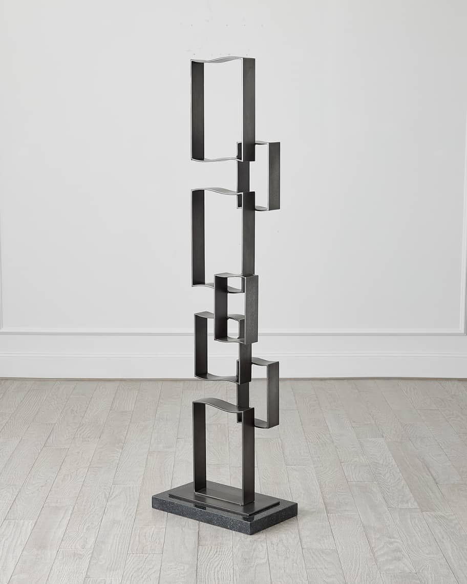 Image 2 of 3: Bent Square Sculpture 