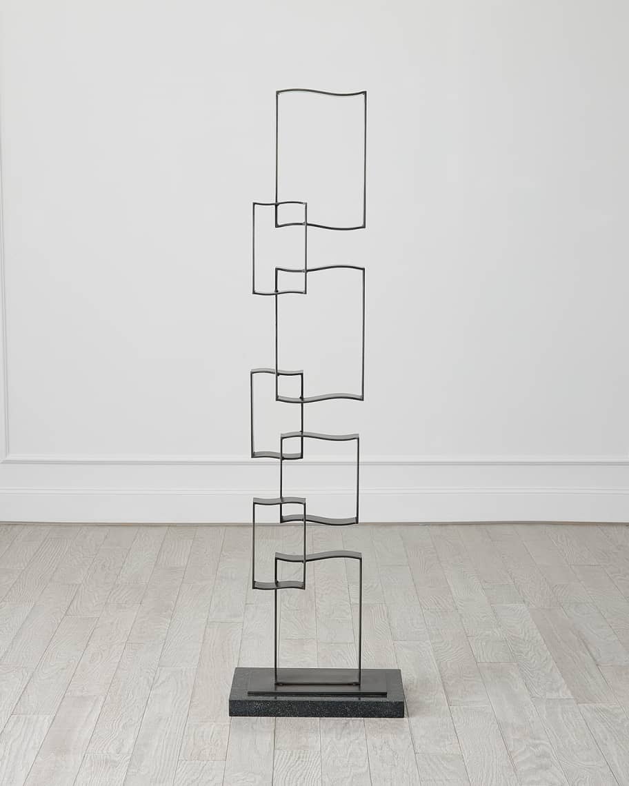 Image 3 of 3: Bent Square Sculpture 