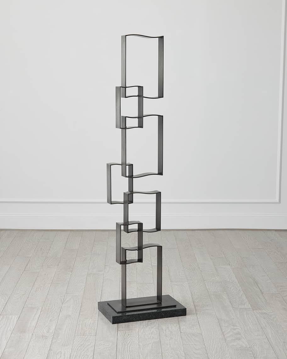 Image 1 of 3: Bent Square Sculpture 