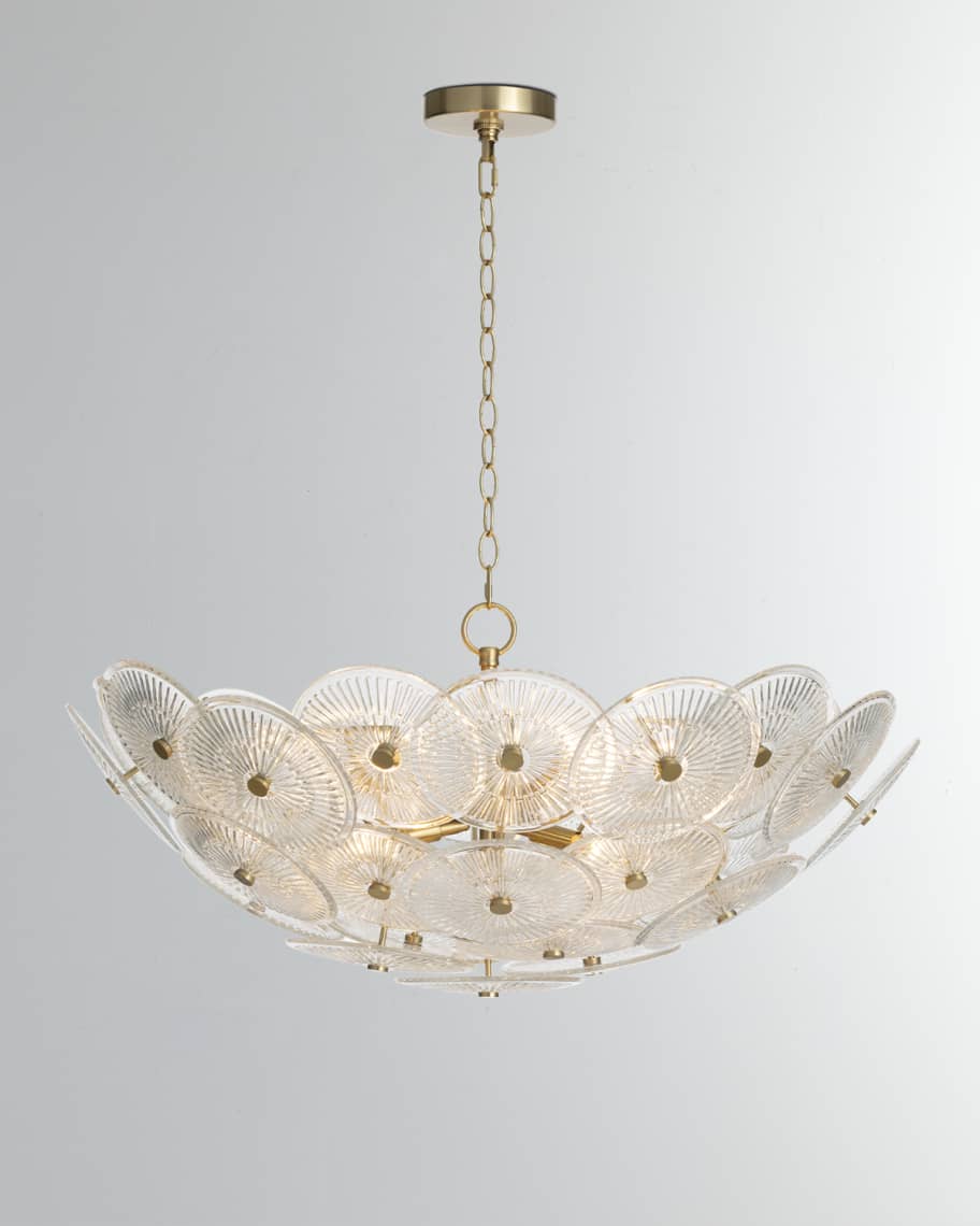 Image 1 of 1: Holly 31" 9-Light Chandelier